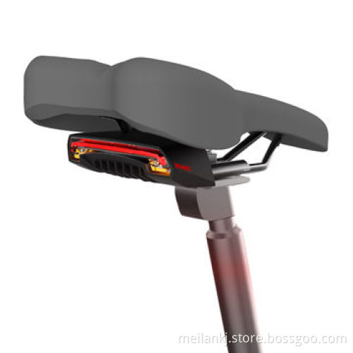 Remote control laser tail light, yellow light flashes indication of the rear bike turn right/left
